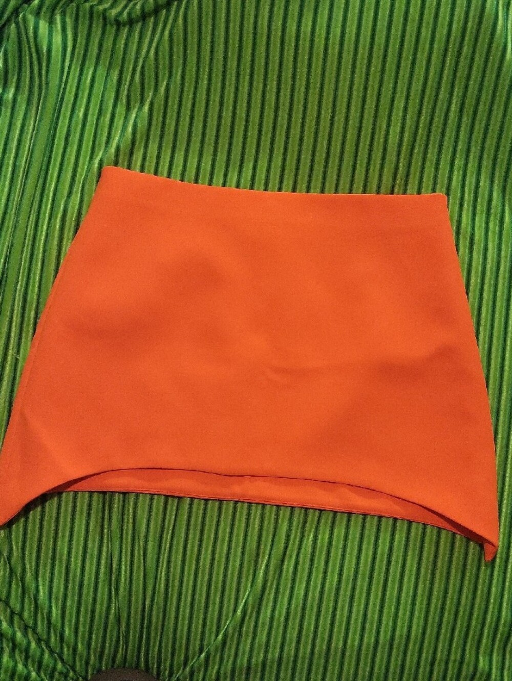 ZARA Bright Orange Mini Skirt